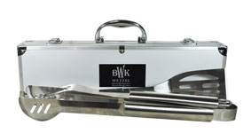 BBQ04-G4 - Aluminum 3-Piece BBQ Set <br> (Style G4) 