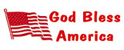 Show your patriotism and support with God Bless America patriotic rubber stamps.