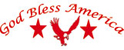 Show your patriotism and support with God Bless America patriotic rubber stamps.