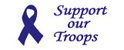 Show your patriotism and support with Support Our Troops patriotic rubber stamps.