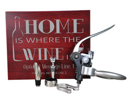 WTL02-G45 - 5-Piece Wine Tool Set <br> (Home Is Where The Wine Is) 