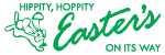 55249 - Self-Inking Easter Stamp - HIPPITY HOPPITY EASTER'S ON ITS WAY