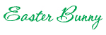 Self-Inking Easter Stamp - EASTER BUNNY SIGNATURE 2