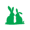 55275 - Self-Inking Easter Stamp - BUNNY SILHOUETTES