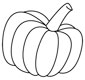 51H42 - Halloween Stock Stamp - PUMPKIN