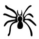 51H44 - Halloween Stock Stamp - SPIDER