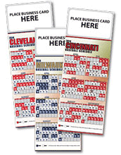 Baseball Schedule Magna-Cards<br/>(Set of 500)