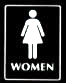 Stock ADA Compliant Sign - Women (6 x 8)