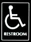 45224 - Stock ADA Compliant Sign - Restroom/Access (6 x 8)