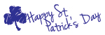 55226 - Self-Inking St. Patrick's Day Stamp - HAPPY ST. PATRICK'S DAY w/SHAMROCK