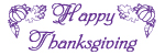 Self-Inking Thanksgiving Stamp - HAPPY THANKSGIVING w/PUMPKINS