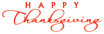 Self-Inking Thanksgiving Stamp - HAPPY THANKSGIVING