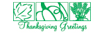 Self-Inking Thanksgiving Stamp - THANKSGIVING GREETINGS