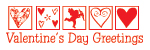 55211 - Self-Inking Valentine's Stamp - VALENTINE'S DAY GREETINGS